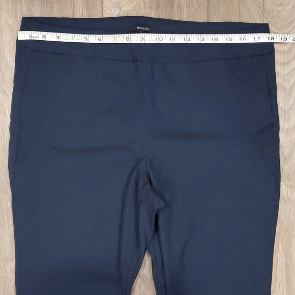 EUC RW&Co stretch skinny dress pants, size XL, heathered navy blue - Picture 6 of 6
